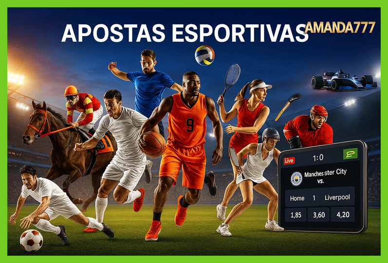 Aposte em apostas esportivas no cassino online AMANDA777