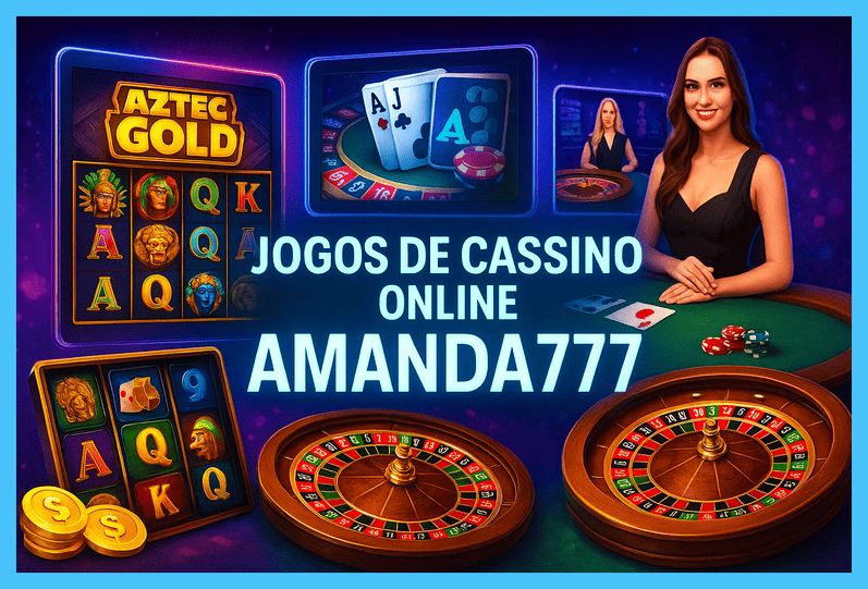 Jogos de cassino online inovadores e emocionantes na AMANDA777