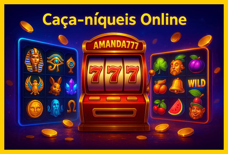 Explore o mundo das slot machines no AMANDA777 Casino